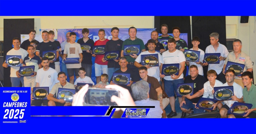 AUTOMOVILISMO: Reconocimientos a los Campeones Entrerrianos