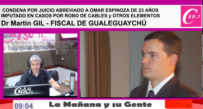 Condenan a 3 años de prisión a un joven por el robo de cables