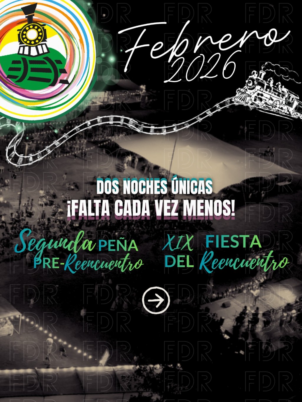 VIERNES 6 y SABADO 7 DE FEBRERO: GILBERT TE ESPERA EN LA XIX FIESTA DEL REENCUENTRO