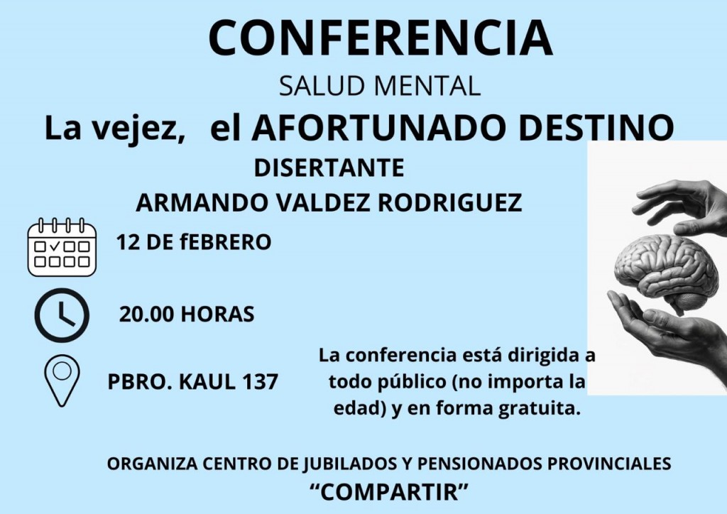 Conferencia sobre Salud Mental 