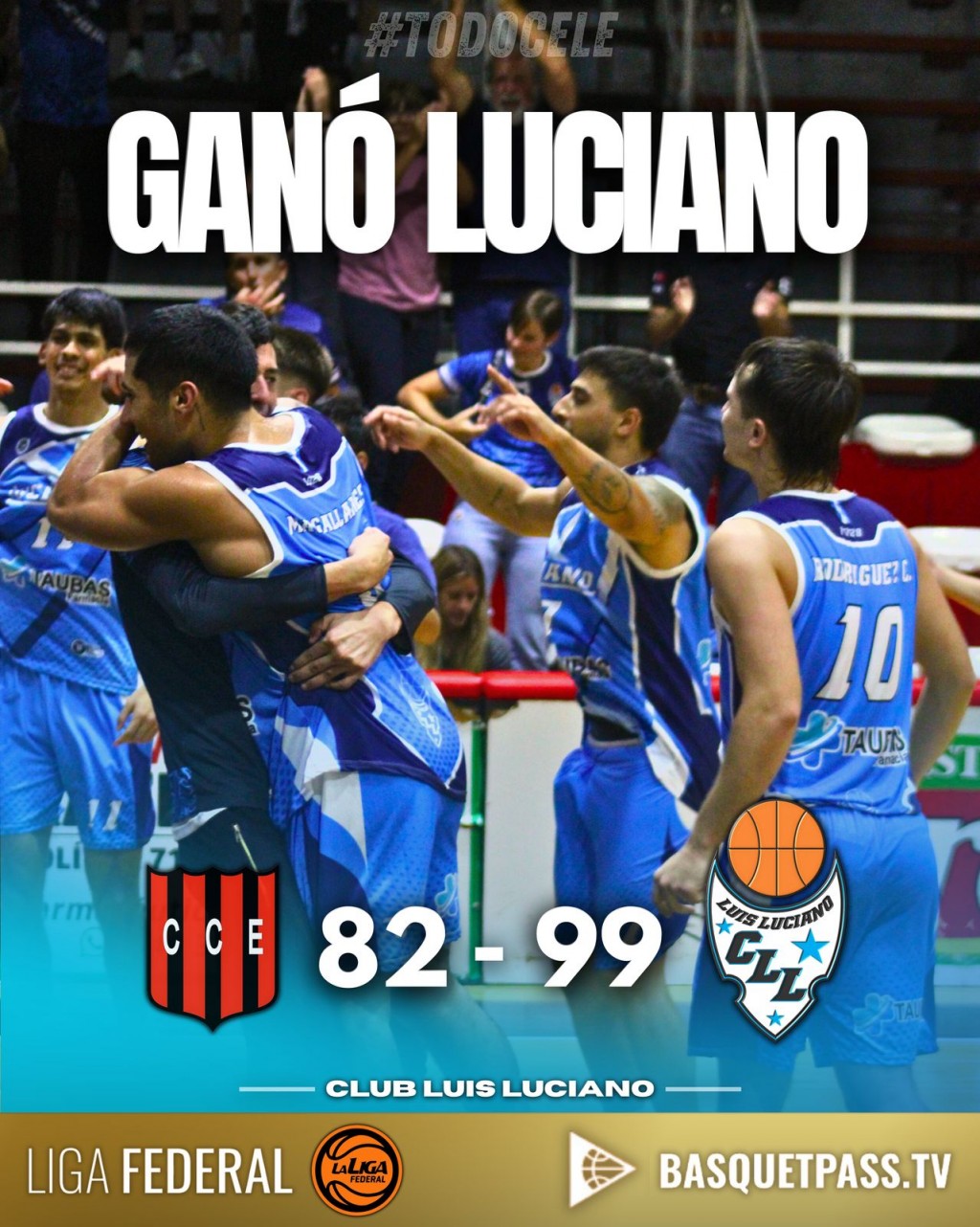 BASQUET, LIGA FEDERAL: LUIS LUCIANO DERROTÓ A C.ENTRERRIANO 