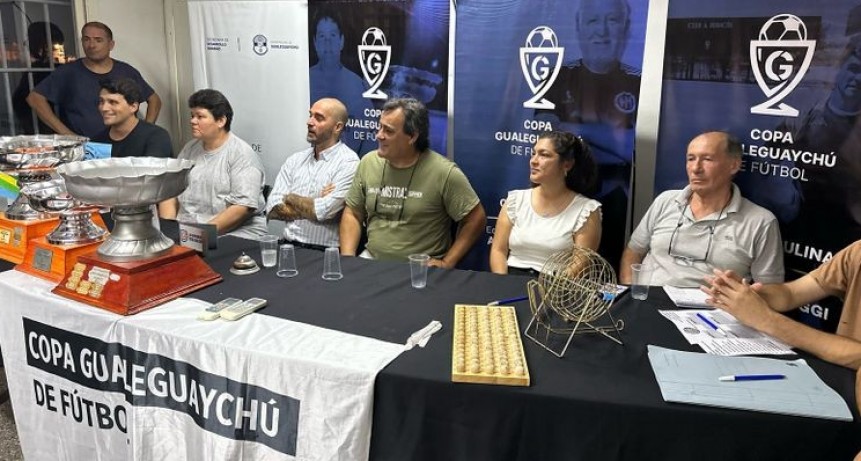 SORTEARON COPA GCHÚ y  TORNEO APERTURA 2025 - LA COPA COMIENZA EL MARTES