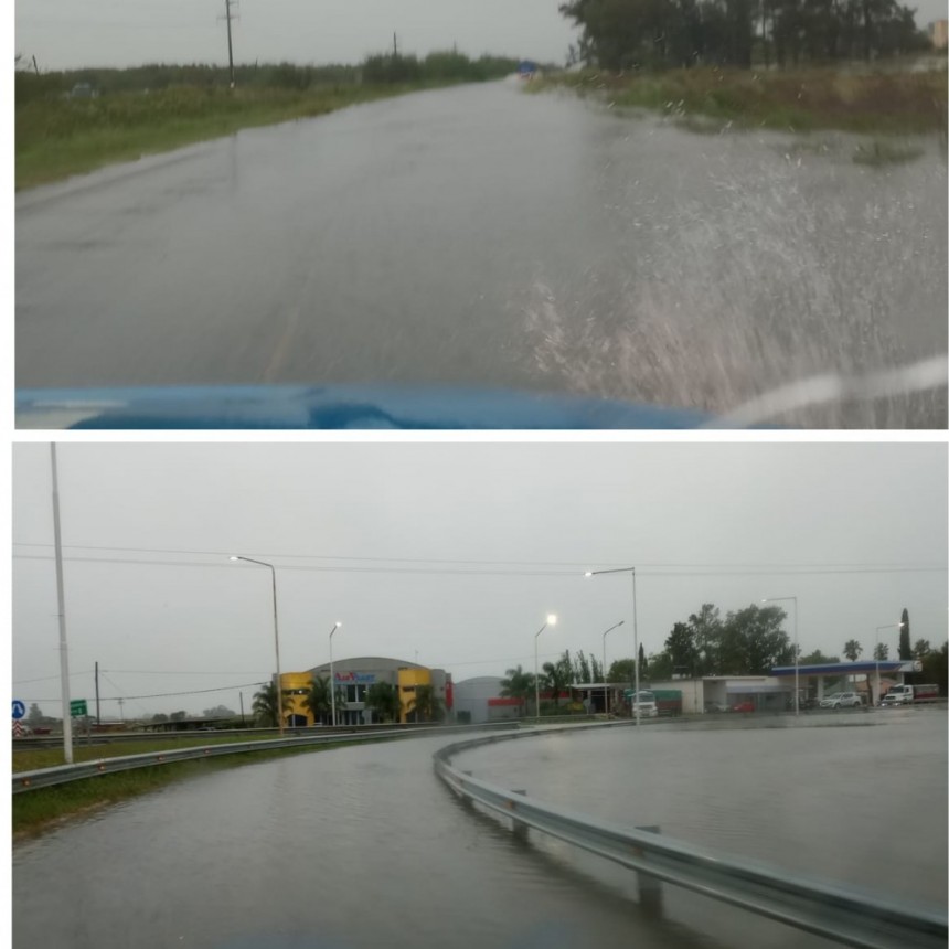 SITUACIÓN COMPLICADAS EN LA CIUDAD y EN RUTAS POR LAS LLUVIAS