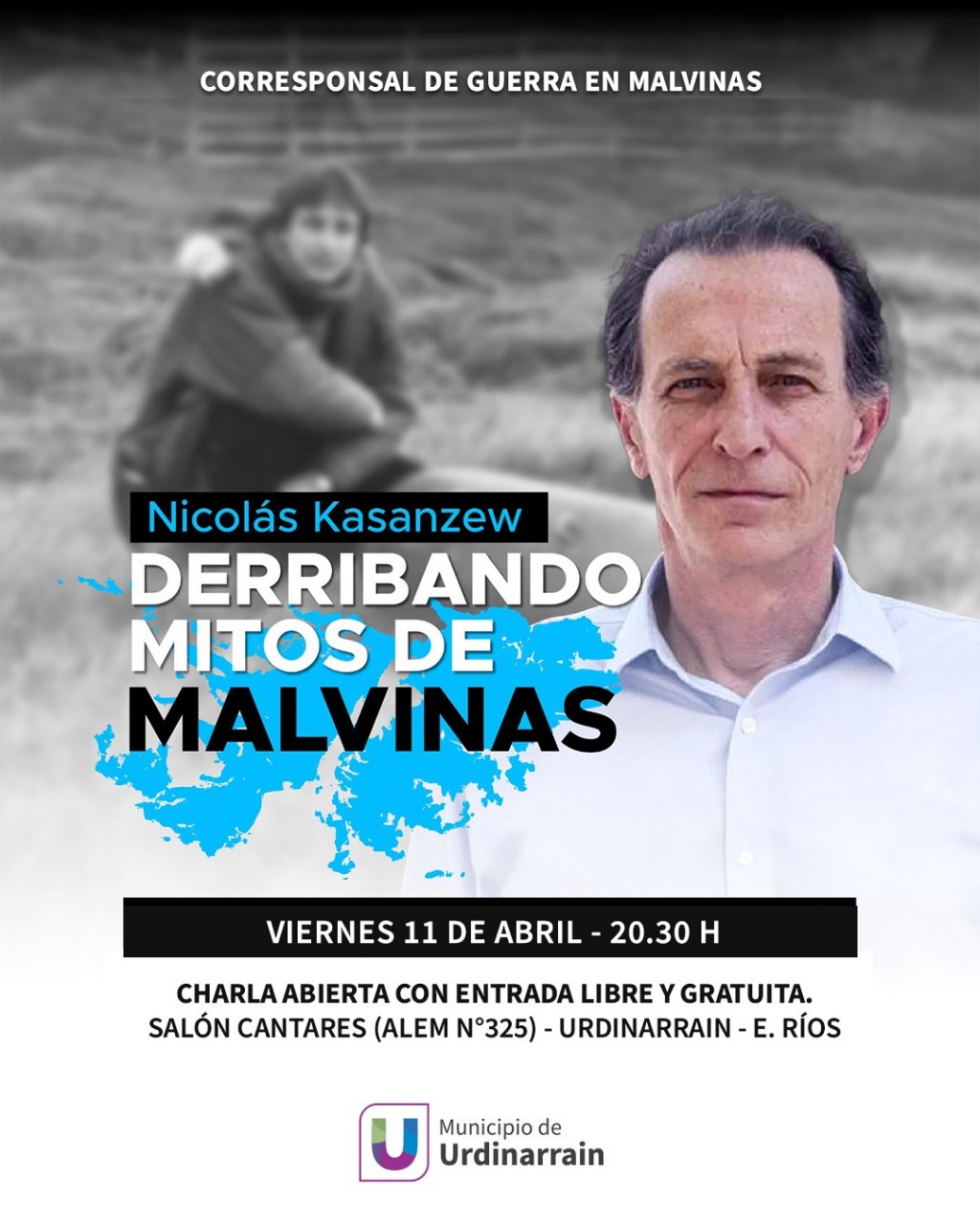 Charla abierta en Urdinarrain - Derribando mitos de Malvinas