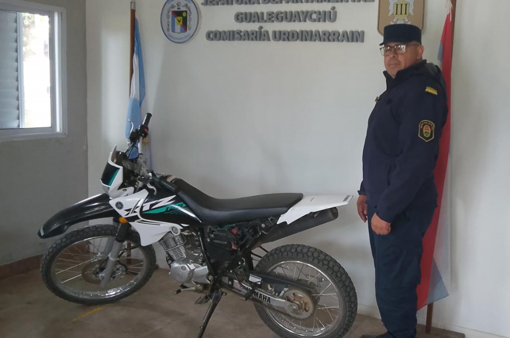 Secuestran una moto que habían robado en C. del Uruguay