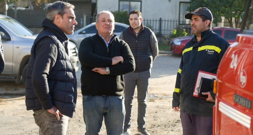 Bomberos voluntarios de Ceibas se reunieron con Michel y Olano por la situación de las Rutas Nacionales 12 y 14
