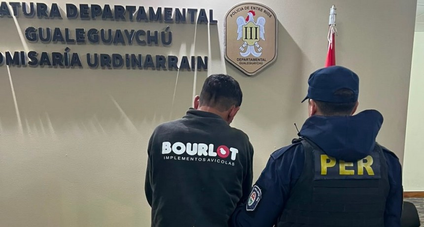 Urdinarrain: aprehendieron a un hombre por resistencia a la autoridad tras un incidente vial