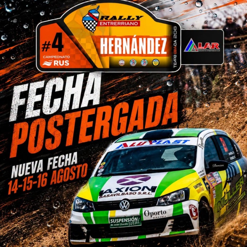 FIN DE SEMANA DE SUSPENSIONES - KARTING y RALLY ENTRERRIANO 
