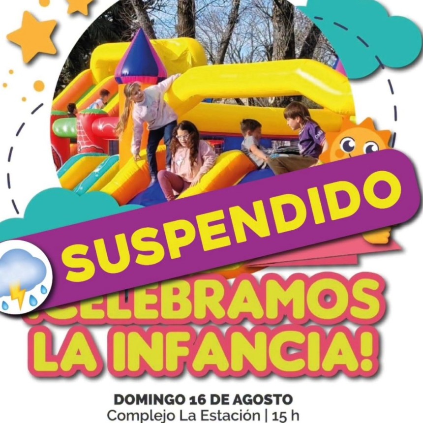 Se suspendieron los festejos previstos para el D&iacute;a de la Ni&ntilde;ez
