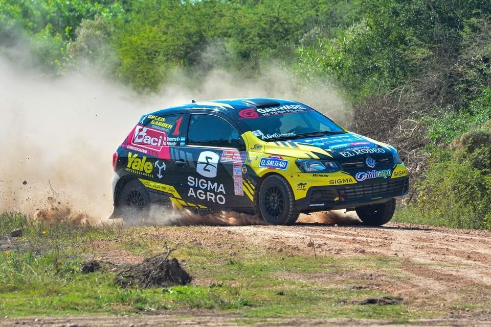 QUINTA DEL RALLY ENTRERRIANO / DANTE LANTERNA - FRITZLER EN EL PODIO