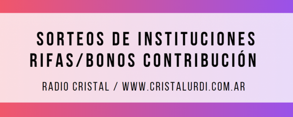 Resultados de Bonos y Rifas de Instituciones - Agosto 2025