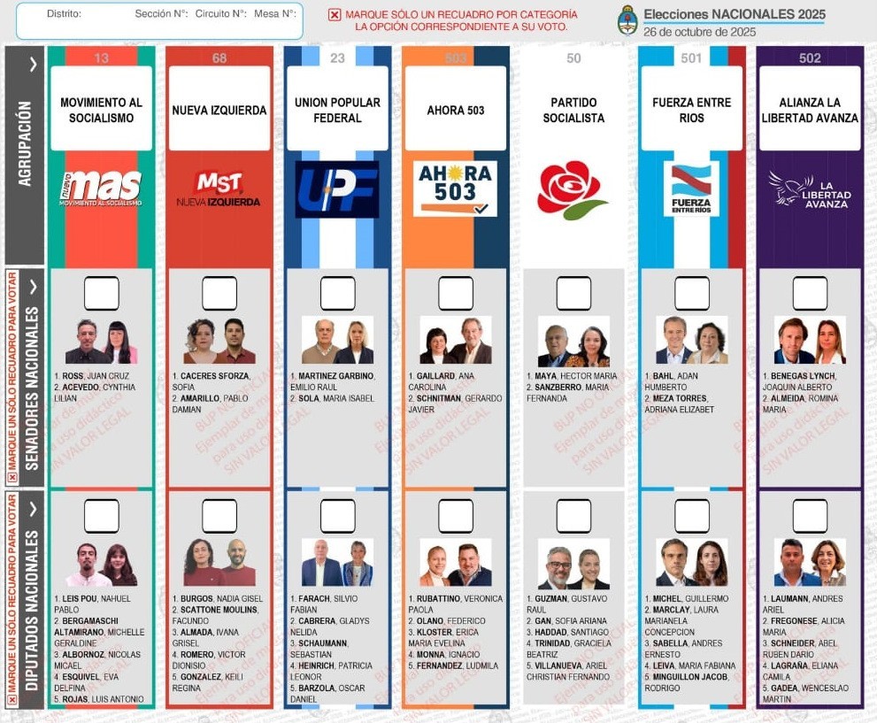 ELECCIONES LEGISLATIVAS 2025 EN URDINARRAIN