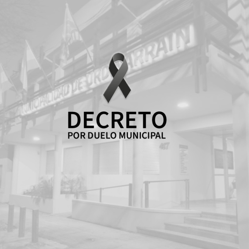 URDINARRAIN: Decreto N&ordm; 873/26: Duelo Municipal