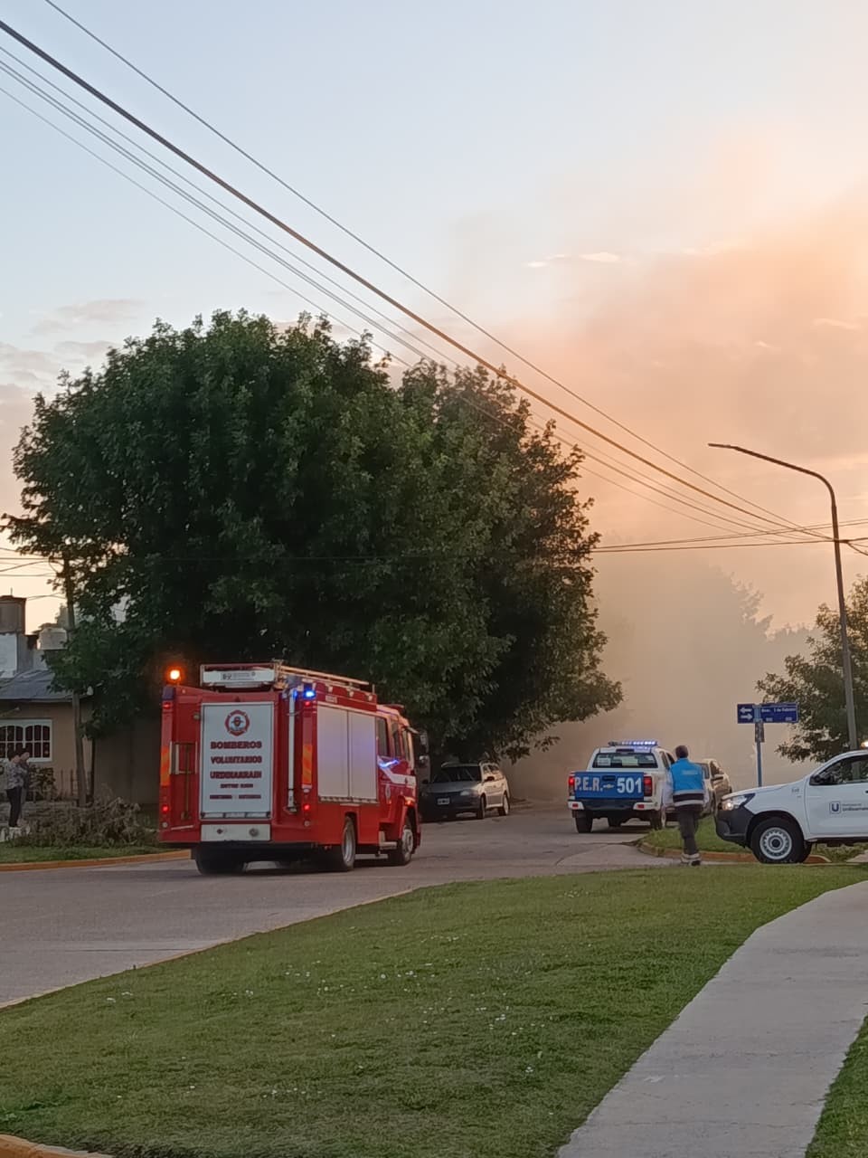 SE INCENDIÓ UNA CASA EN EL BARRIO 20 VIVIENDAS