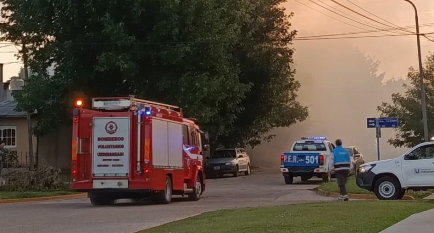 SE INCENDIÓ UNA CASA EN EL BARRIO 20 VIVIENDAS